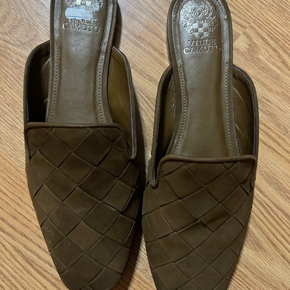 Vince Camuto Brown Quilted Mules - Picture 10 of 13
